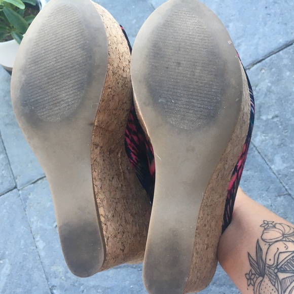 Boho cork wedges - Picture 9 of 10